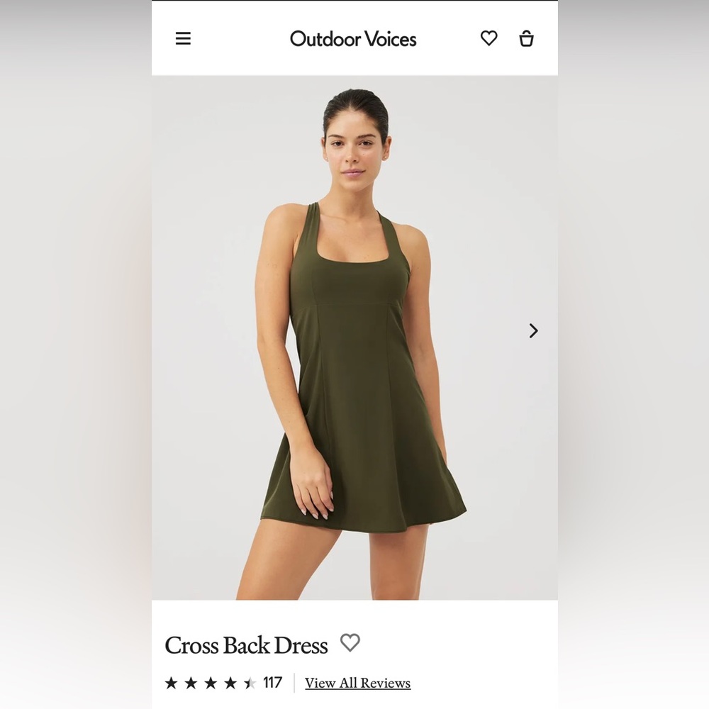 Outdoor Voices Cross back dress
